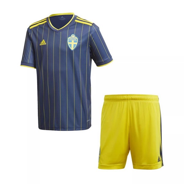 Camiseta Suecia 2ª Niño 2021 Azul